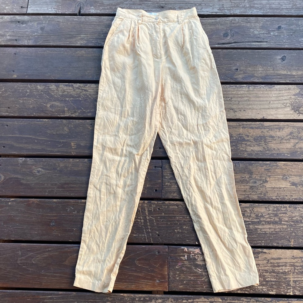 United colors of Benetton high waisted linen trouser pants
